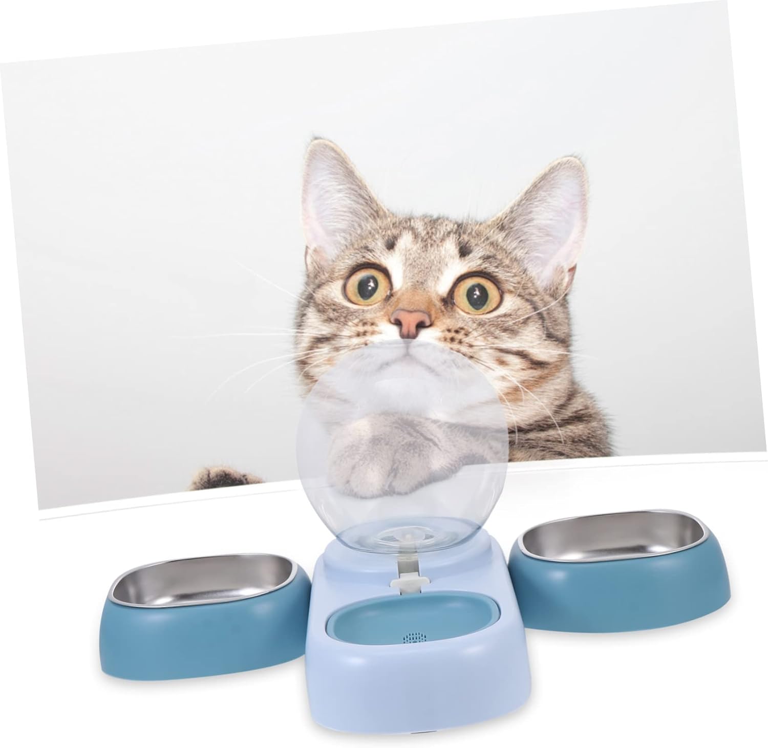 BESPORTBLE Pet Drinking Fountain for Cats Dogs Automatic Water Feeder Abs Portable Easy to Clean