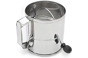 Fox Run Large Stainless Steel Flour Sifter