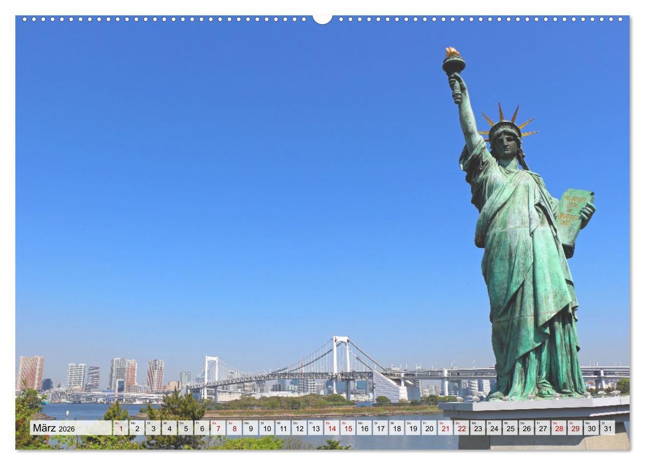 Japan das Land der aufgehenden Sonne (hochwertiger Premium Wandkalender 2026 DIN A2 quer), Kunstdruck in Hochglanz: Japan - zwischen Tradition und Moderne. (CALVENDO Orte)