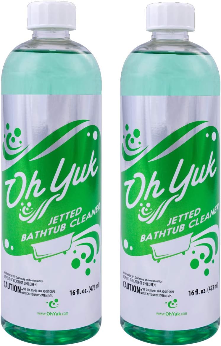 Jetted Tub Cleaner Easy, Safe, Concentrated Self Cleaning Bath Tub Jet and Plumbing