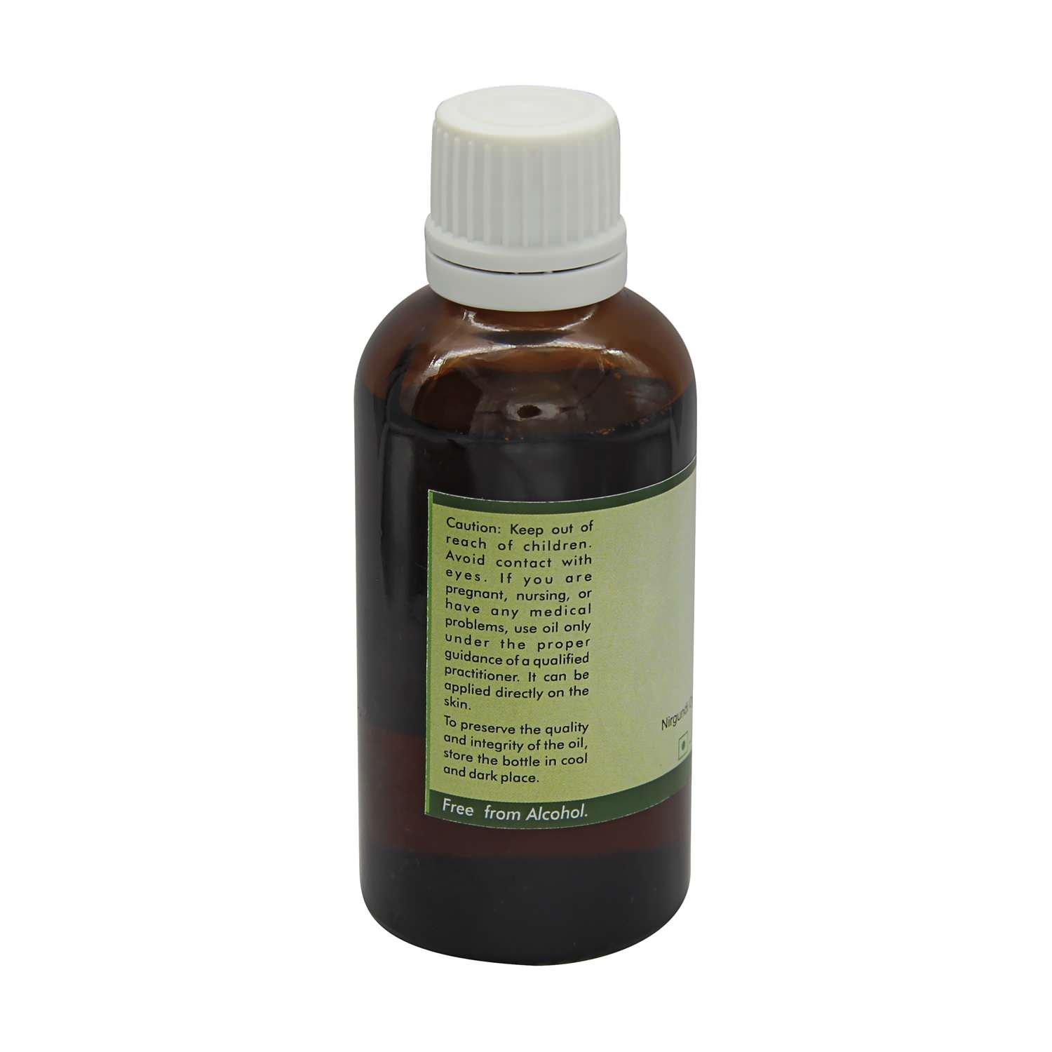 R V Essential Pure Nirgundi Carrier Oil 50ml (1.69oz)- Vitex Negundo Linn (100% Pure and Natural Cold Pressed)