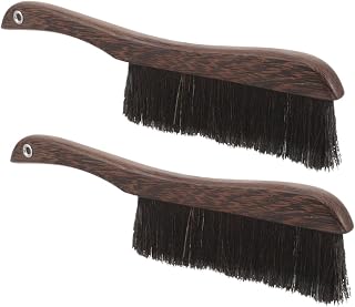PRETYZOOM 2 Cepillos De Limpieza para Cama De Cerdas Suaves De Madera Y Color Marrón