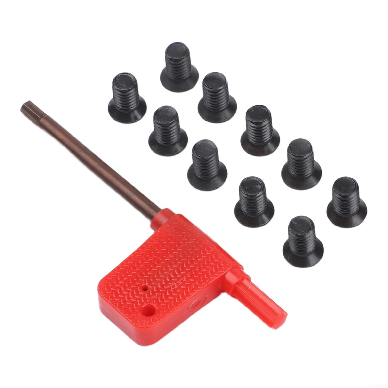10 Stück 13,8 mm quadratische Hartmetall-Wendeplatten mit 4 Schneiden, R150 Radius für Holz-Drehmaschinen und Hobelmesser, HRA 92