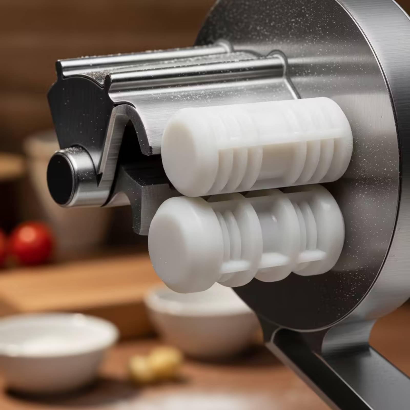 rockible Máquina Pasta Manual Metálica Fabricador Pasta Palanca para Cocineros Principians, Cocina