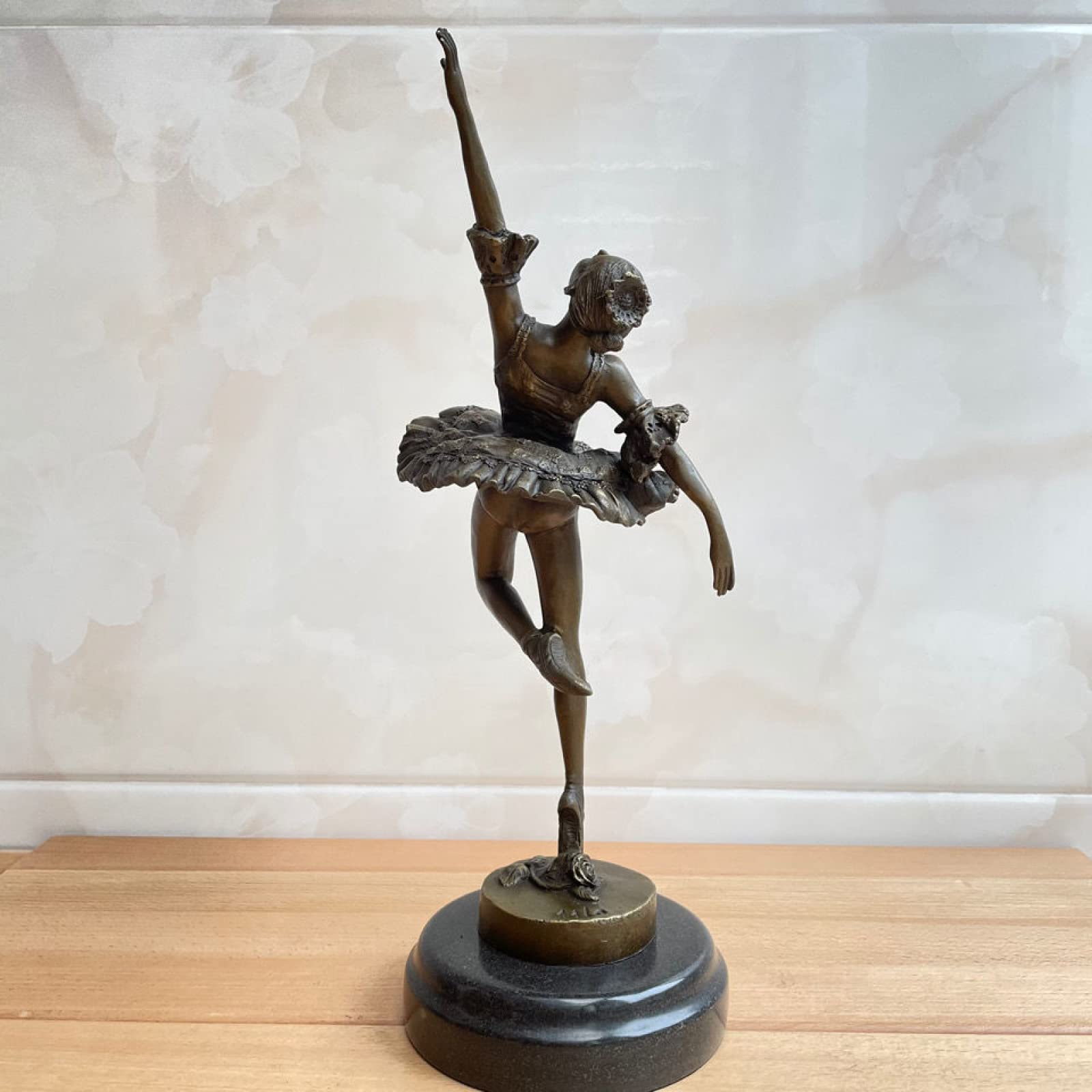 Amazon.co.jp: 彫刻置物彫像に彫刻ブロンズ バレリーナ像バレエ