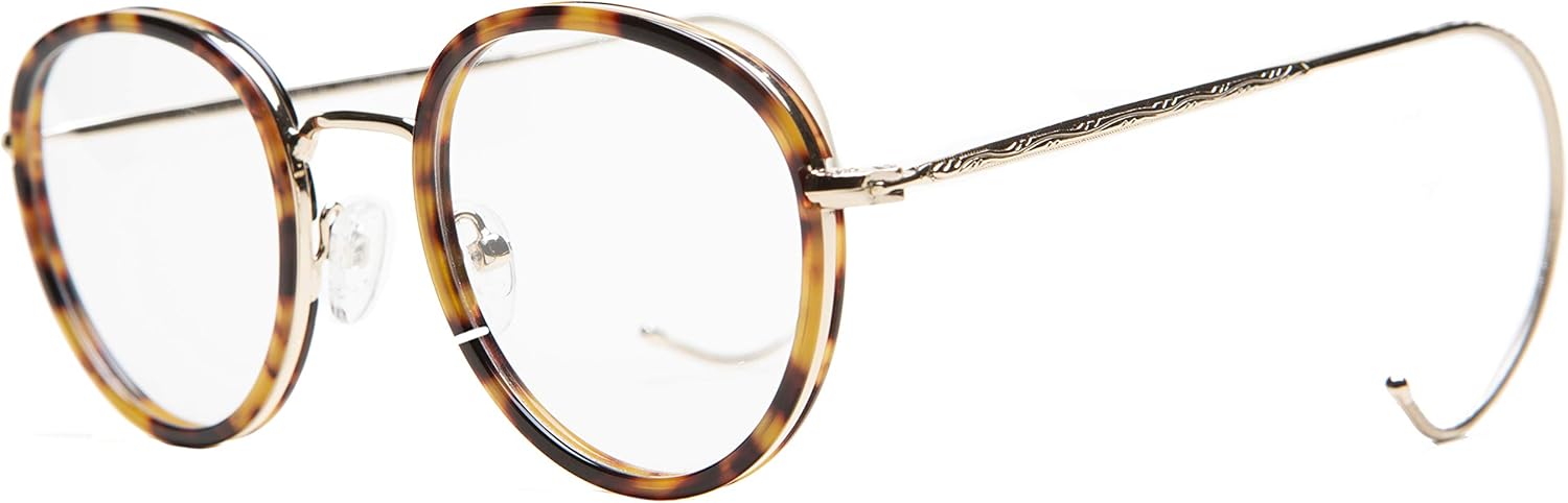 Sunglass Museum Round Reading Glasses With Cable Temples