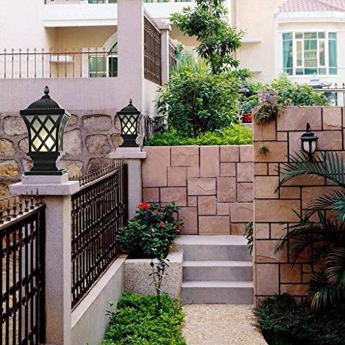 Éclairage mur extérieur colonne et applique murale LED pour rue villa