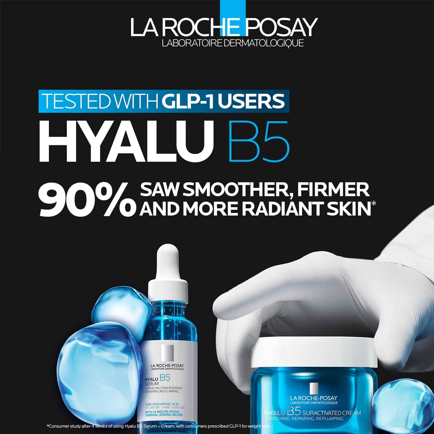 La Roche Posay Hyalu B5 Pure Hyaluronic Acid Anti-Aging Serum for Face