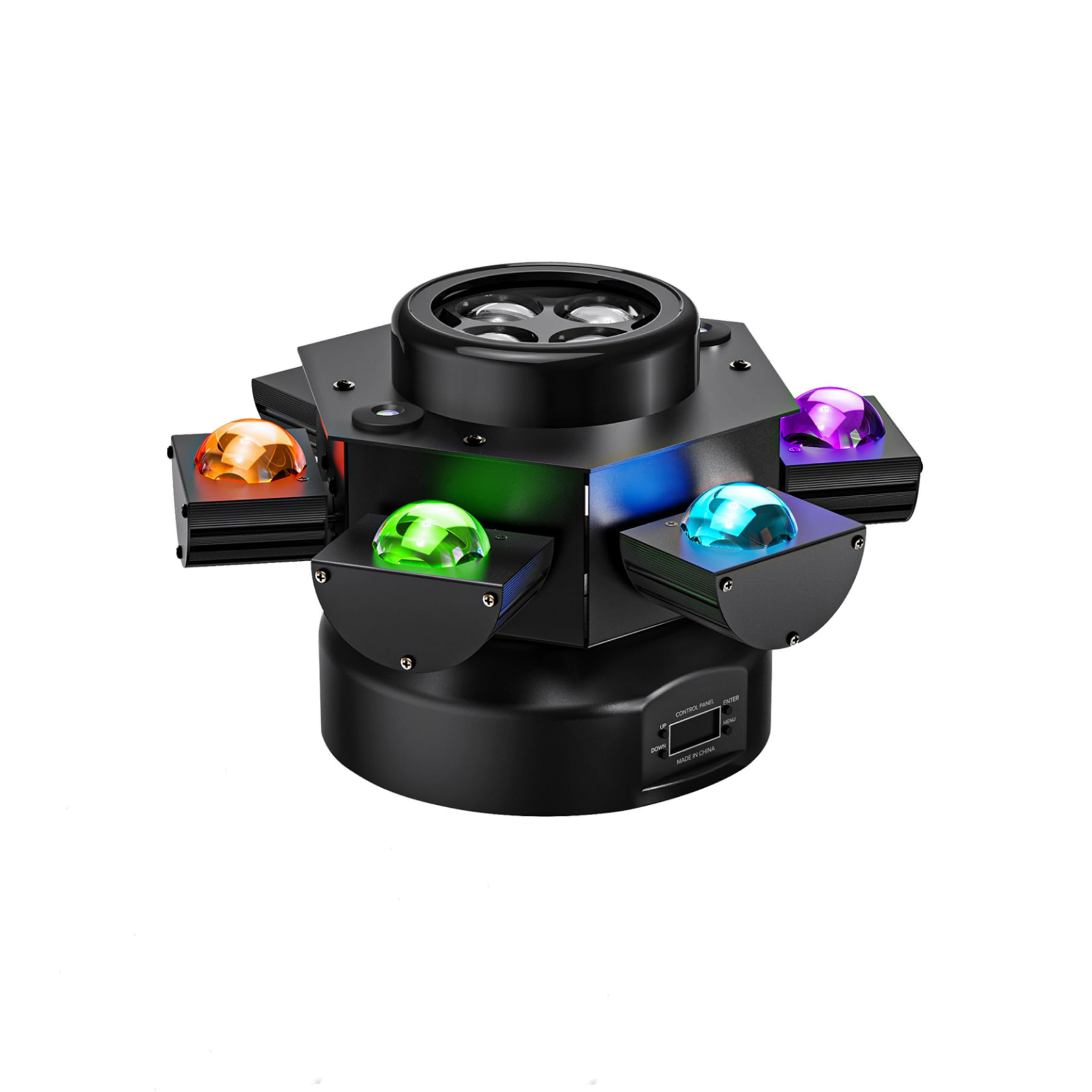 150W Moving Head Licht, Partylicht Scheinwerfer 10PCS CREE 10W RGBW Perlen, 50mW Roter Laser Discolicht Partylicht Beam Bühnenlicht für DJ Disco Bar Konzert Hochzeit Bühnentechnik Discolicht