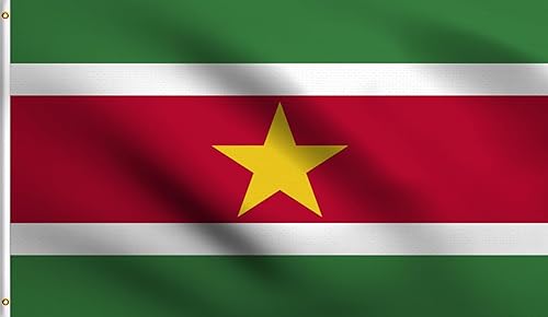Miniatura 6 de DMSE Bandera de Sierra Leona 3X5 Pies 100% Poliéster Bandera 100D