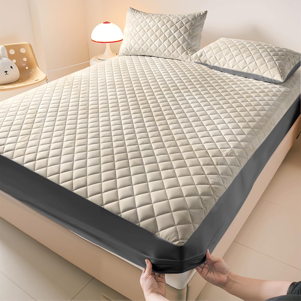 Morbuy Alèse Imperméable Matelassée (Golden Cloud 3,180x200cm)