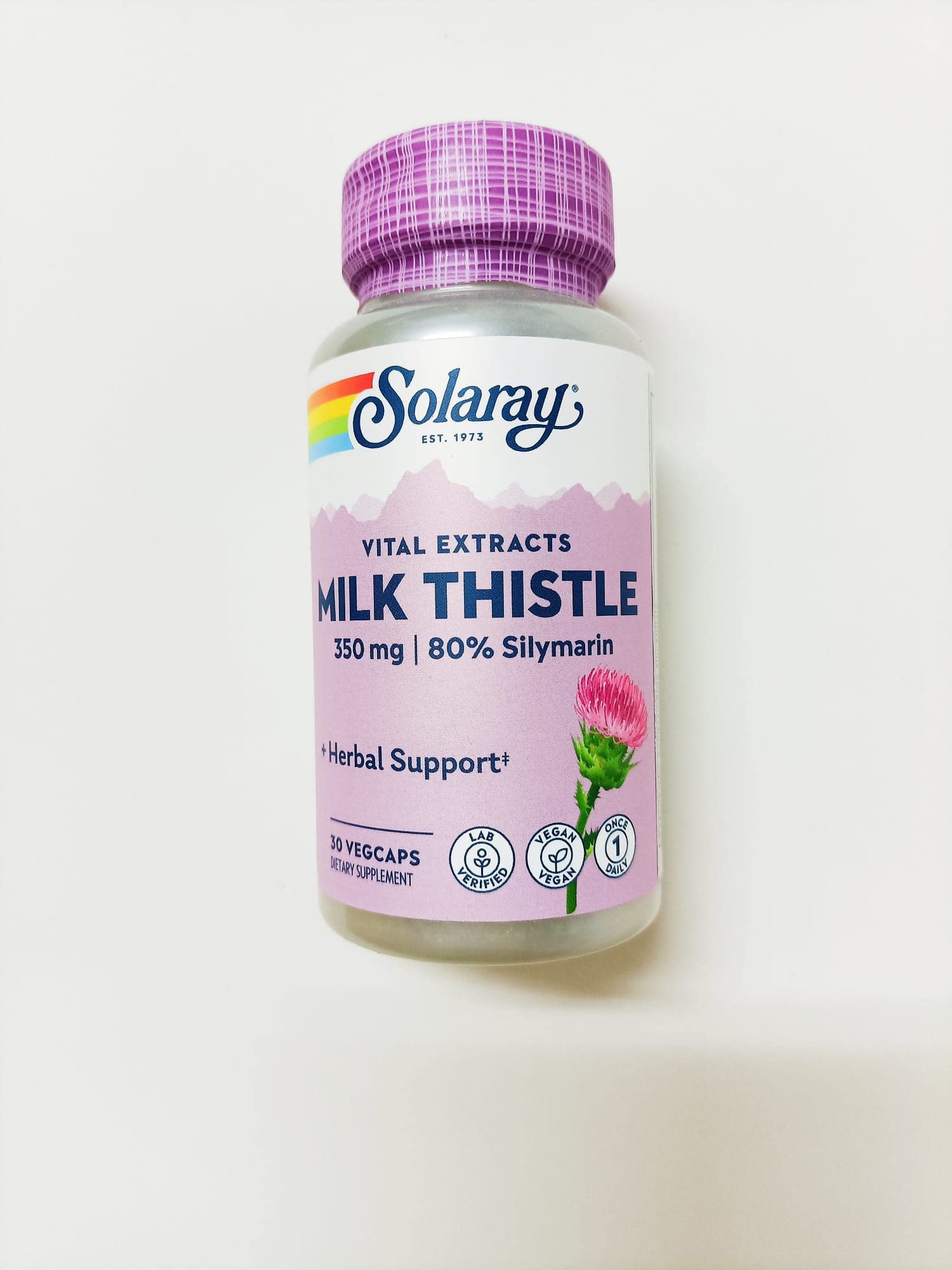 Milk Thistle (Cardo Mariano) 30 cápsulas de Solaray