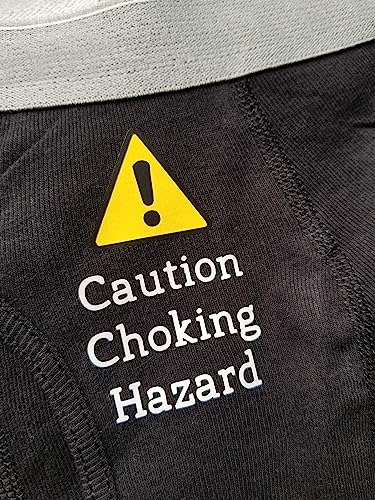 Matching Couples Underwear, Caution Slippery When Wet, Caution Choking Hazard, His and Hers, Couples Gift4