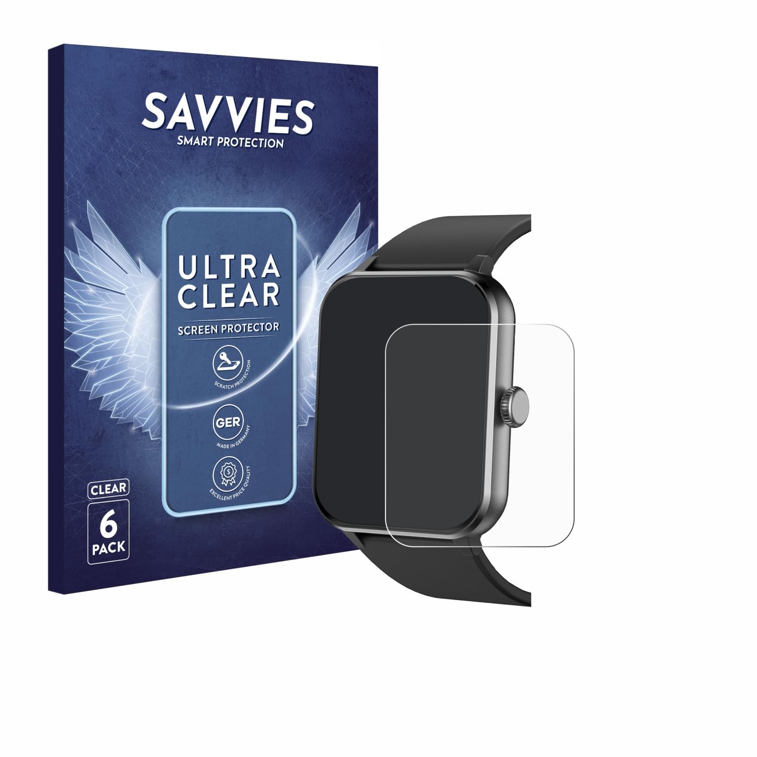 savvies Protection Ecran pour Blackview R50 / R30 / R30 Pro 6 Pièces - Film Protection Ultra Clair
