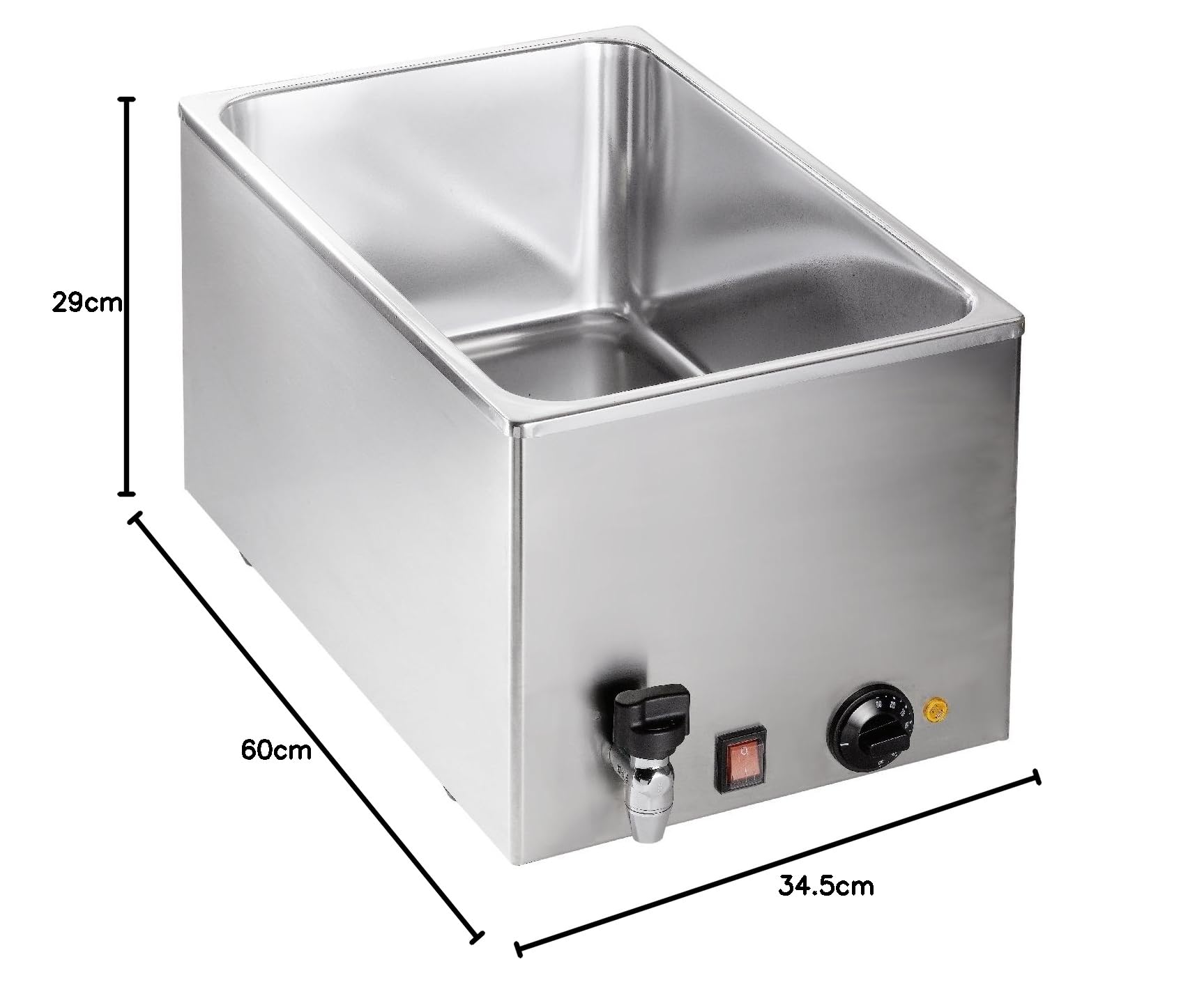 Saro Bain-Marie BMH 210, inox