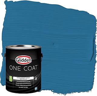 Glidden Interior Paint + Primer: Teal/Aqua Interior Paint /Blue Oasis, O...