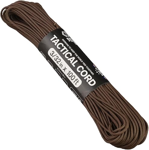 Miniatura 10 de Atwood Rope MFG 275 Tactical Paracord de 100 pies de 4 cuerdas de nailon para paracaídas con núcleo de 4 cuerdas, equipo de supervivencia exterior