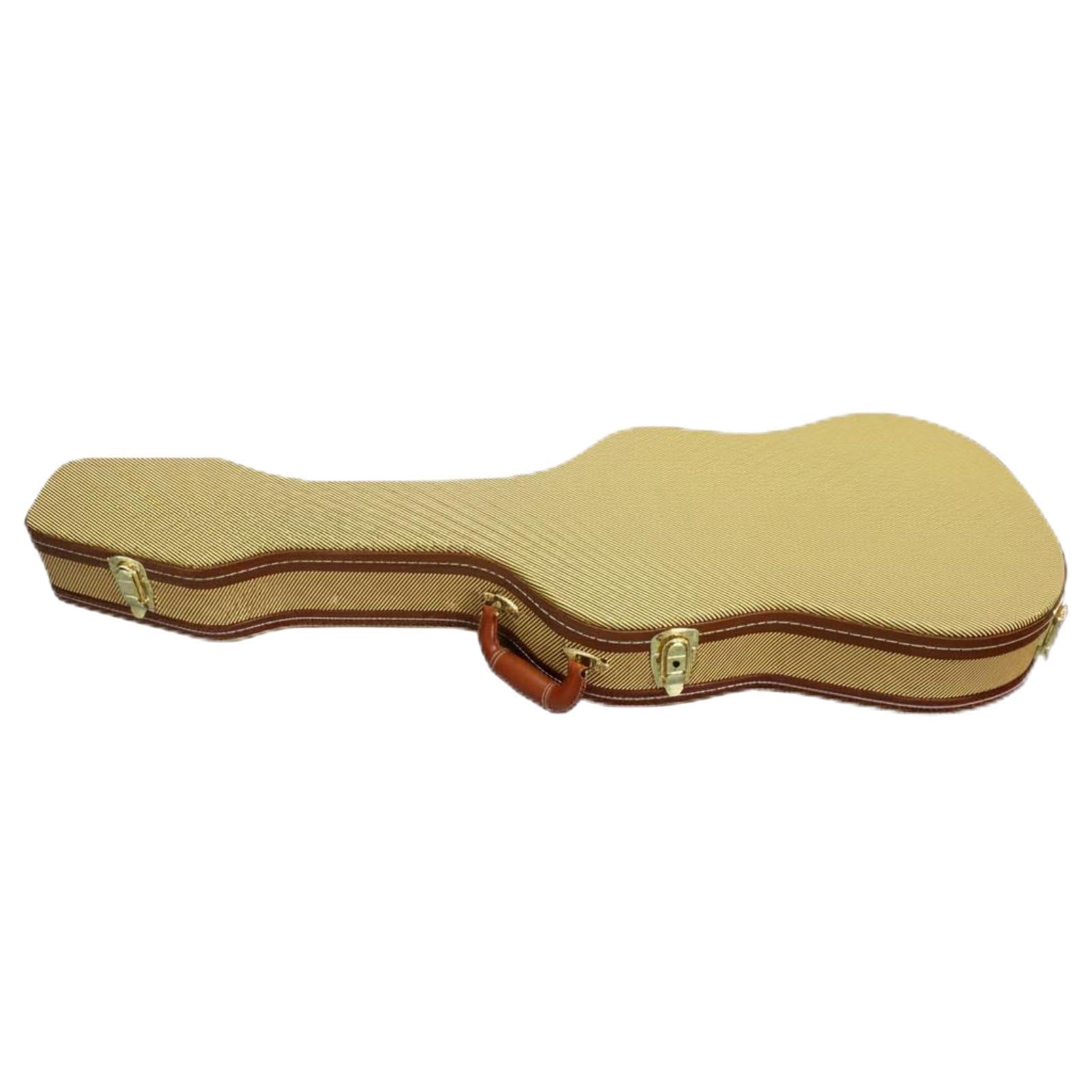 Custodia Chitarra Elettrica Custodia Rigida Valigia Astuccio Scatola con Maniglia per Trasporto E Struttura Sagomata per Alloggio Sicuro Adatta a, Array, Giallo