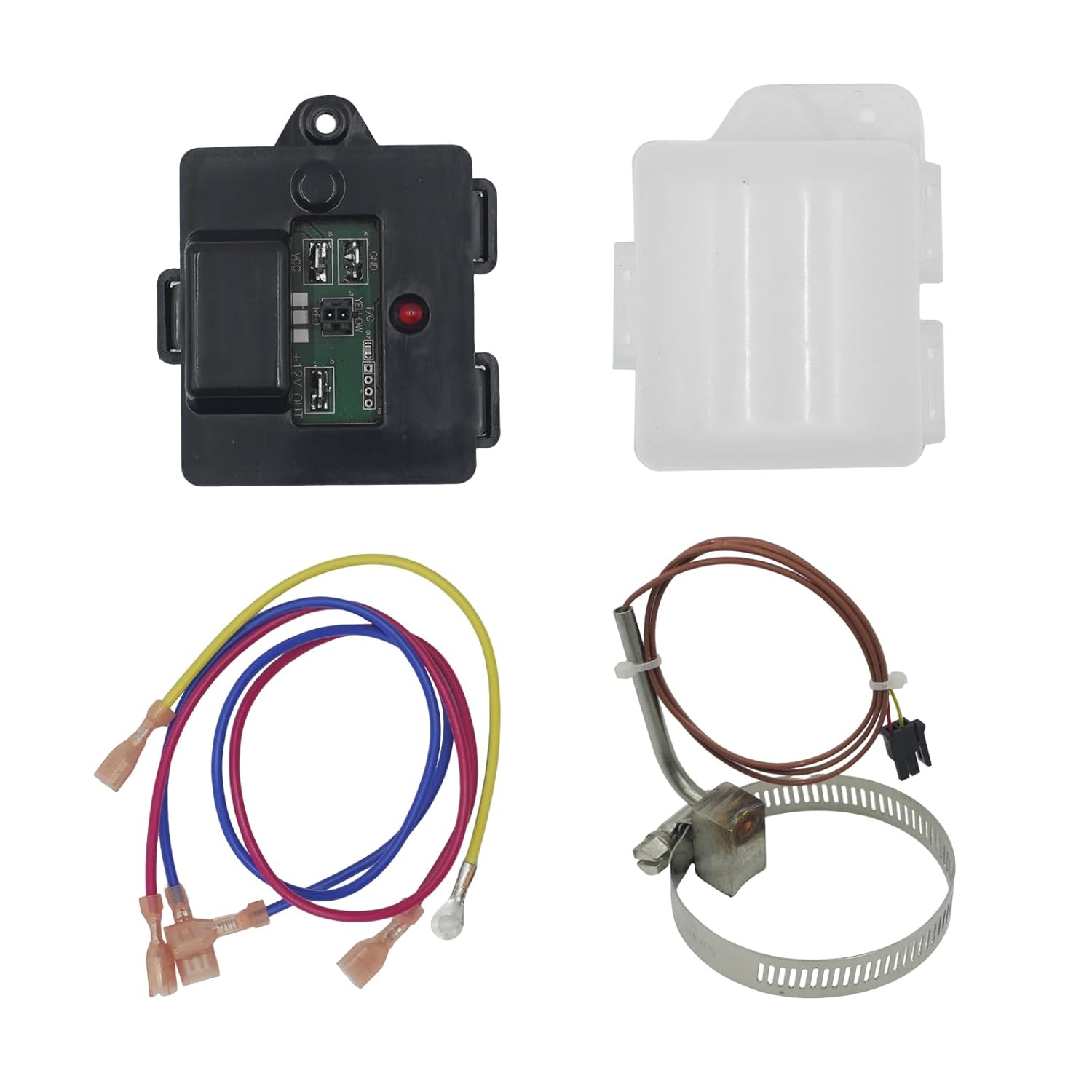 Temp Monitor Control Kit 637360 Compatible with Norcold 2118, 1200, 1201, 1210, 1211 Series for RV Refrigerator partsrv Temperature Monitor RV Refrigerator Overheat Sensor Models