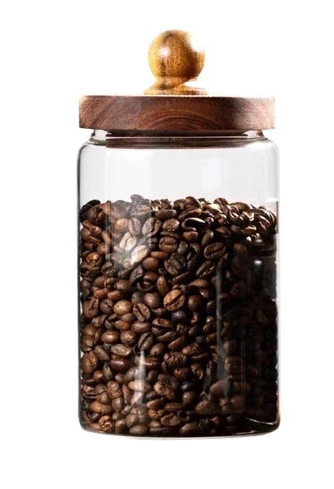 LSNNMU 3pcs Sugar Coffee Tea Dried Fruit Containers Airtight Food Hermetic Pots For Container For Cereals Glass Jar With Lid Storage For Preserving(9.5cm 15cm)