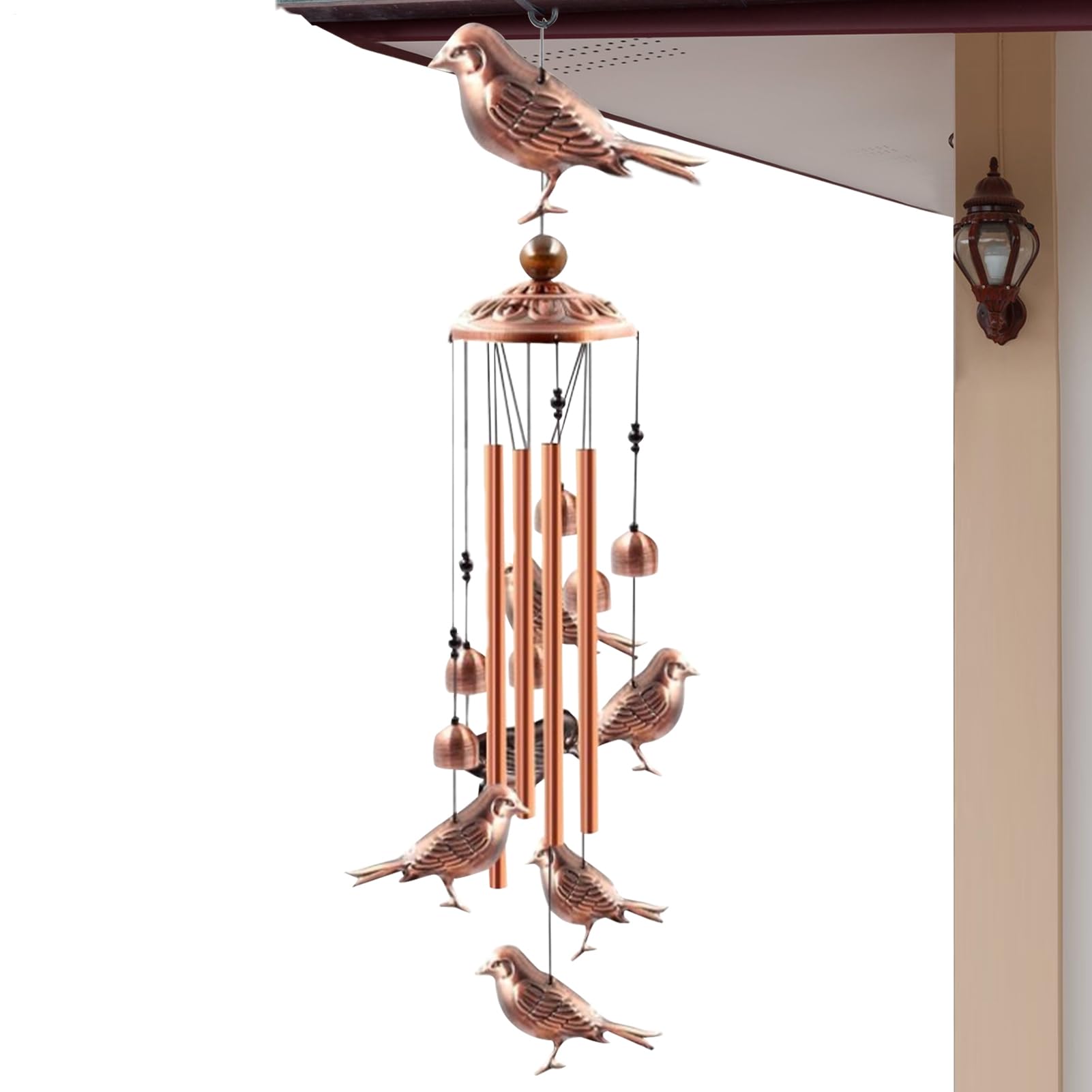 Carillons éoliens d'oiseaux attrape-vent musical extérieur et jardin