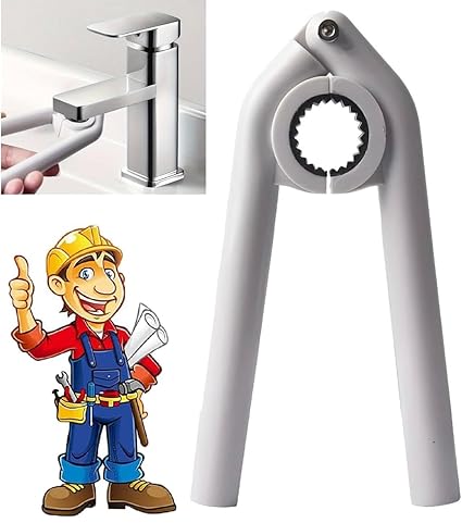 BITTZOOT Anti-Slip Plumbing Repair Wrench Tool,Faucet Wrench,Basin Wrench,Universal Tap Faucet Opener & Spanner for Kitchen and Bathroom,Faucet Installation and Removal Tool for Plumbing Repair (1pcs)