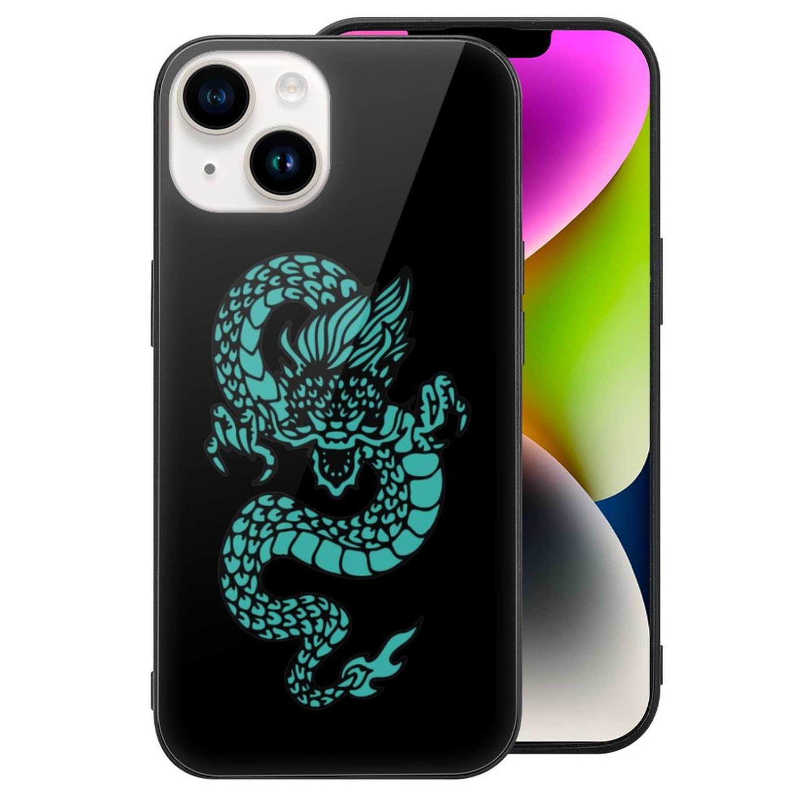 Amazon.co.jp: 龍 龍神 竜 ドラゴン柄 (1) スマホケース iPhone 16 Pro