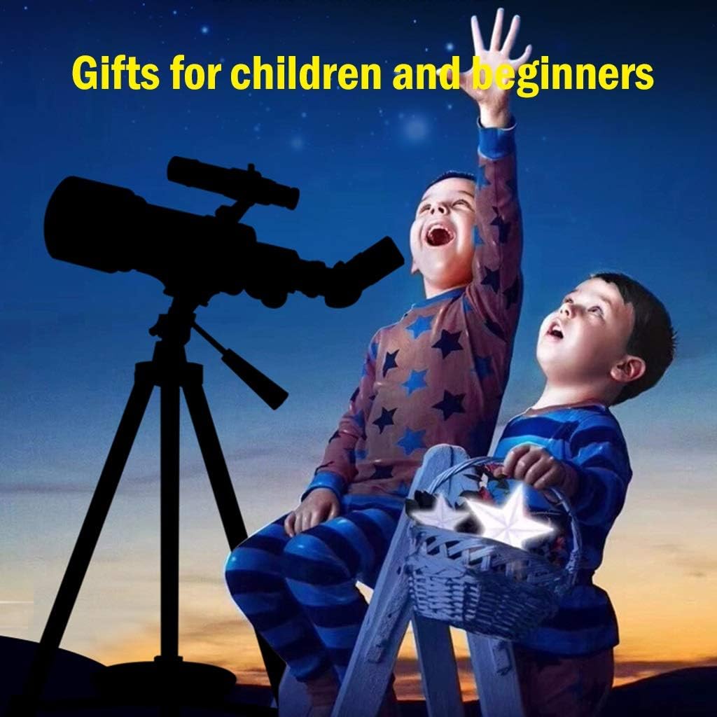 YXCKG AZ Astronomy Telescopes, 70mm Night Vision Scope Getting Started Stargazing Telescope, Telescopes for Adults, Magnification Eyepieces, Beginners Gifts (Size : Set A)