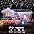 White Christmas Lights Outdoor, 66ft 640 LED Icicle Lights for Outside House with Connectable Clear Wire 8 Modes Timer, Plug in Waterproof for Home Holiday Eaves Yard Roof Party Room Indoor Decoration