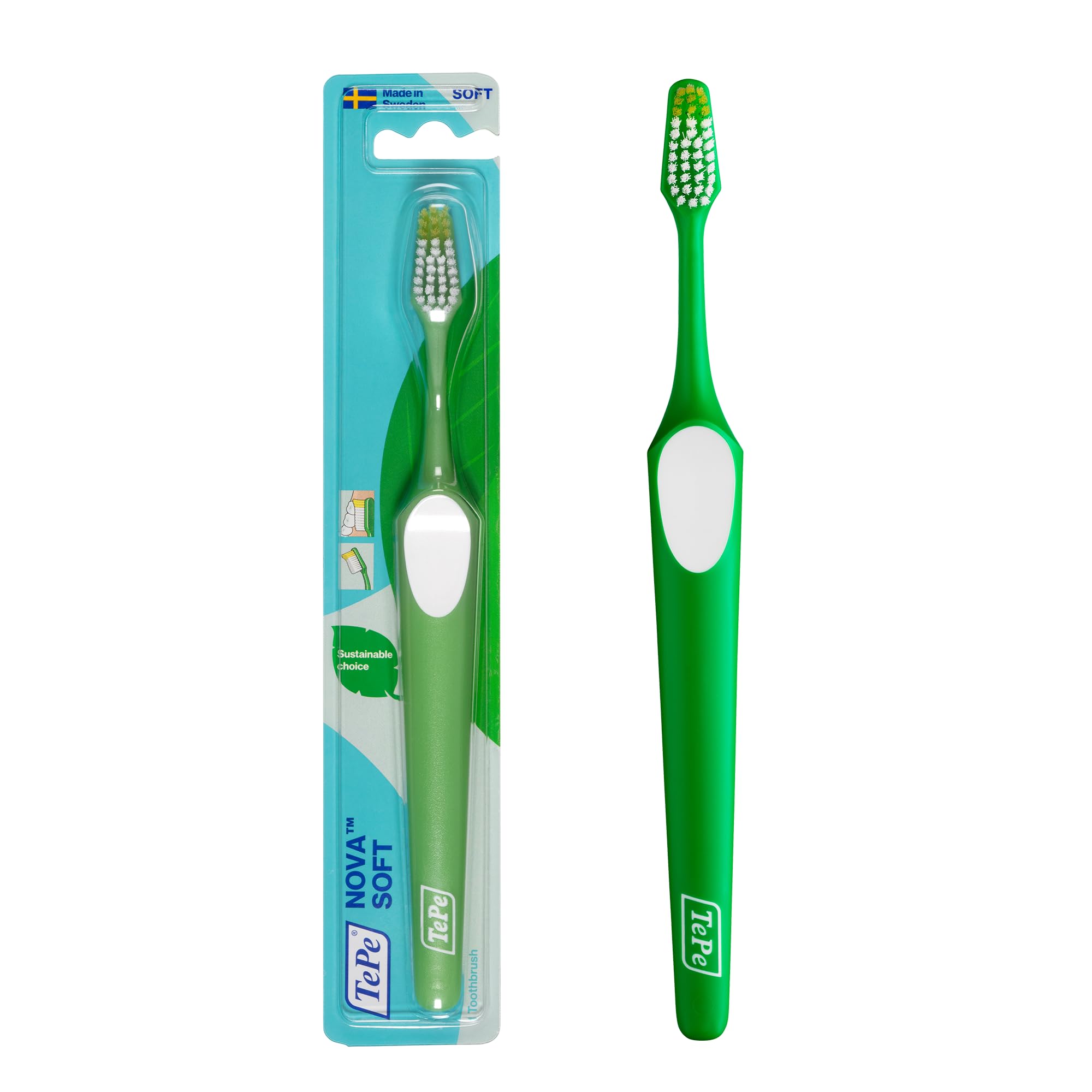 TEPE NOVA Toothbrush Soft Blister Durable Ergonomic with Flexible Head