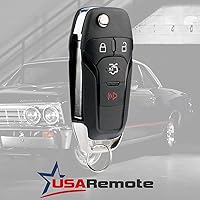 Vista 2 de Llavero con solapa para Ford Fusion 2013-2016, llave de entrada sin llaves (N5F-A08TAA 164-R7986)