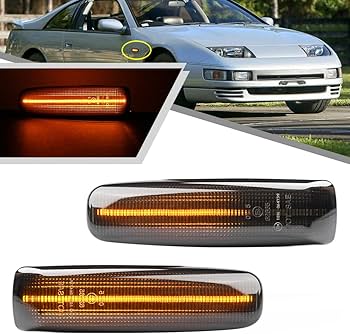 Amazon.com: 2Pcs 300ZX Amber LED Dynamic Sequential Blink Side