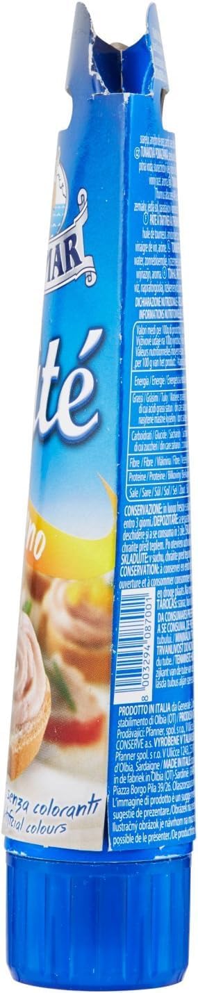 AS do MAR Patè Tonno Crema de atún 6 x 100 g untable + Italian Gourmet plpa 400 g