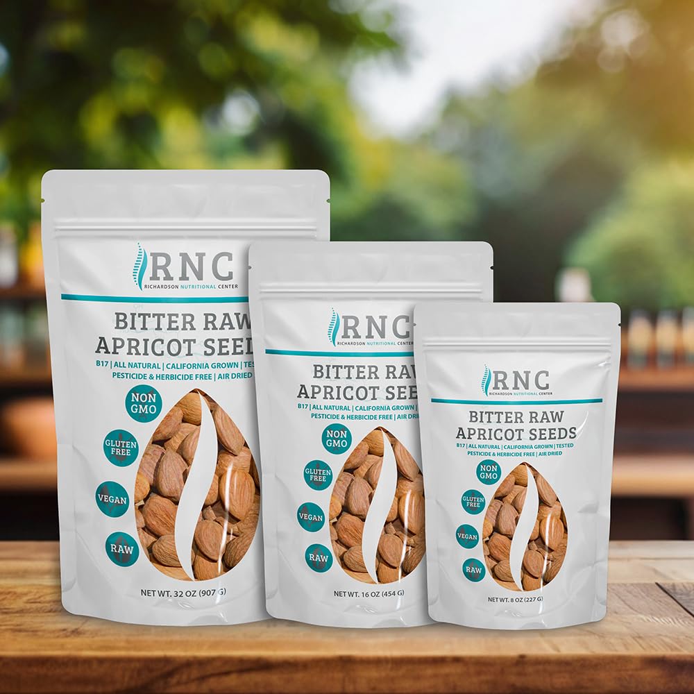 Richardson Nutritional Center Fresh Raw Bitter Apricot Seeds (1 LB) 16oz - California Grown Kernels with B Vitamins, Minerals, Protein - Lab Tested, Vegan, No Gluten or GMO - Image 6