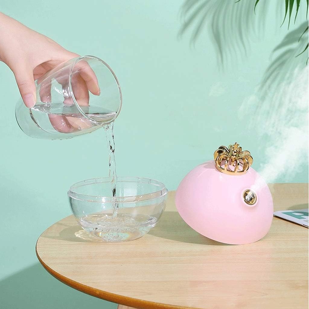 Humidifiers Humidifier 320ml Portable Mini USB Desktop Humidifier Suitable for Automobile Bedroom Tourism Bureau Warm Night Light 30 Decibels Silent 2 Spray Modes for Home