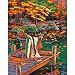 Dimensions Crafts 73-91468 Paint Works Paint by Number Kit, Golden Pond