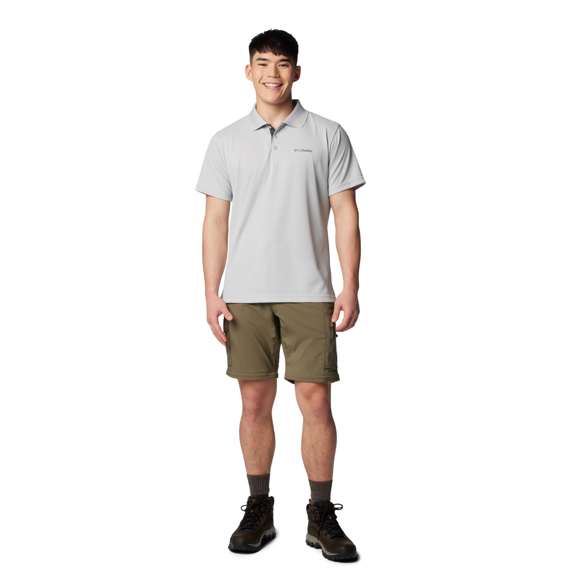 Columbia Pantalón Convertible Silver Ridge Utility - Pantalones de Senderismo Hombre