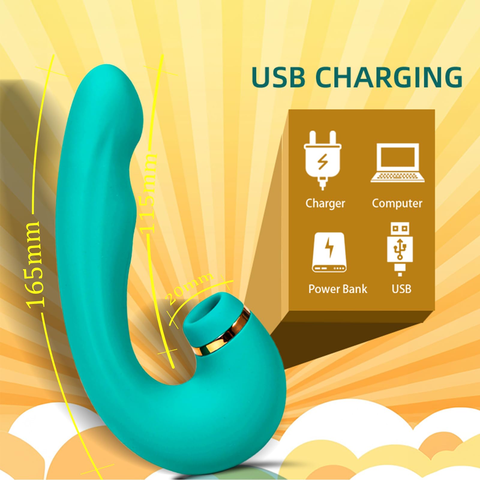 Vibratore Sesso Giocattolo per Donne 3 in 1 Vibratori con 10 Vibratori, 5 Flapping, 5 Modalità Sucking Giocattoli per Adulti Dildo G Spot Vibratore