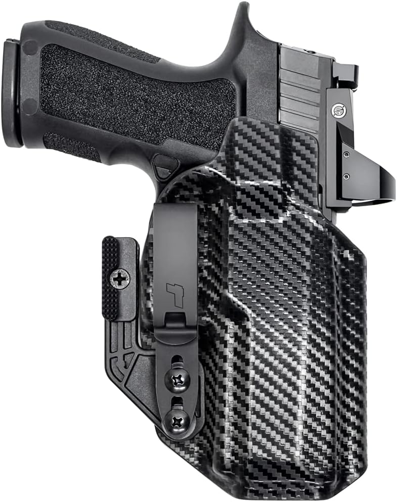Tulster Oath IWB Kydex Holster fits: Sig Sauer P320 Compact/Carry/X-Series 9/40 | Optic Compatible Inside The Waistband Appendix Concealed Carry