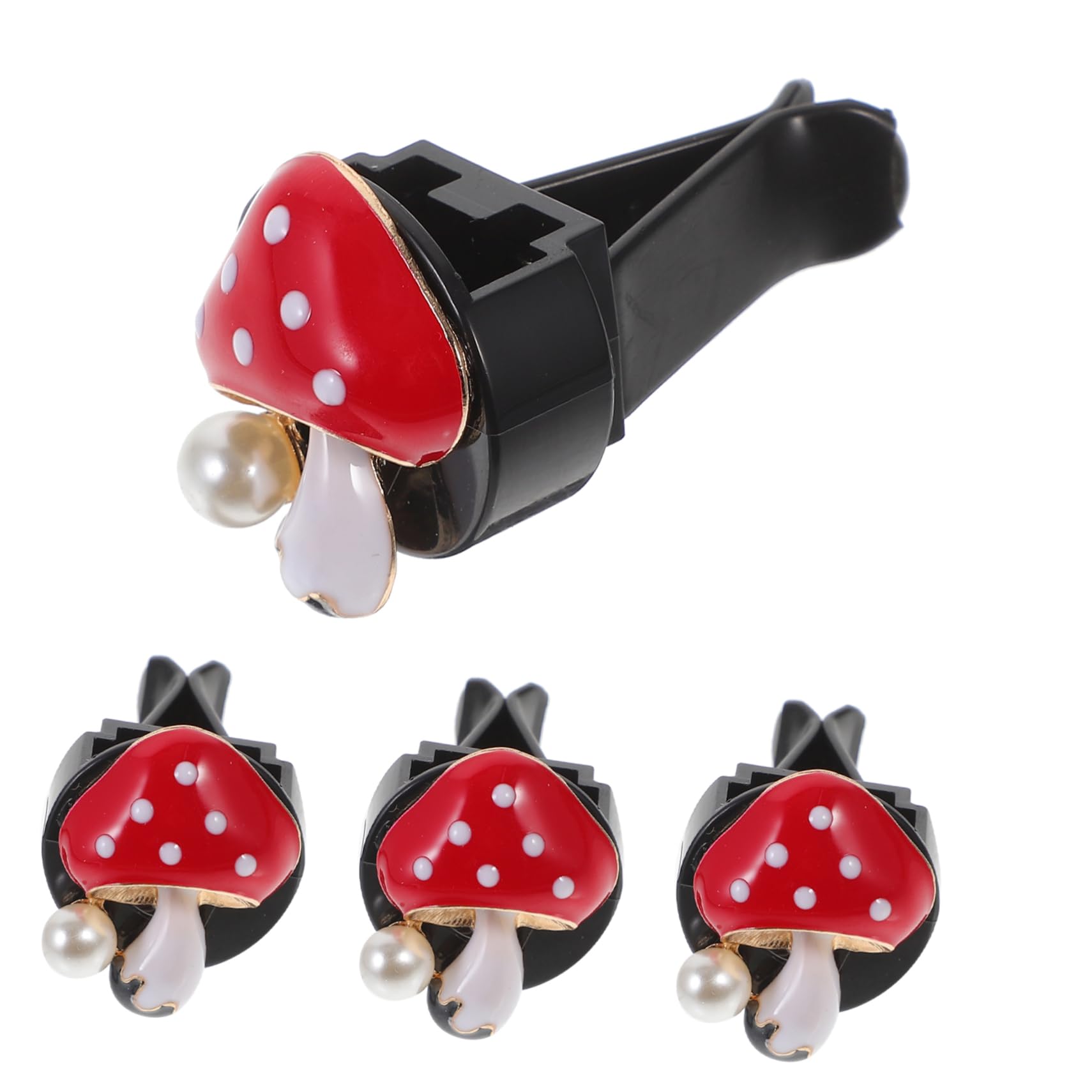 SOLUSTRE 16pezzi Clip Decorativa per Auto Forma di Fungo da Profumatori per Bocchette Aria Decorazione Interni Auto Carina e Stile Elegante Fragranza Adatta per Qualsiasi Occasione