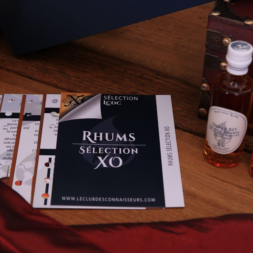 Coffret Dégustation Rhum Selection XO 6 x 40 ml - En Solo Ou En Duo - Ron, Rum, Rhum