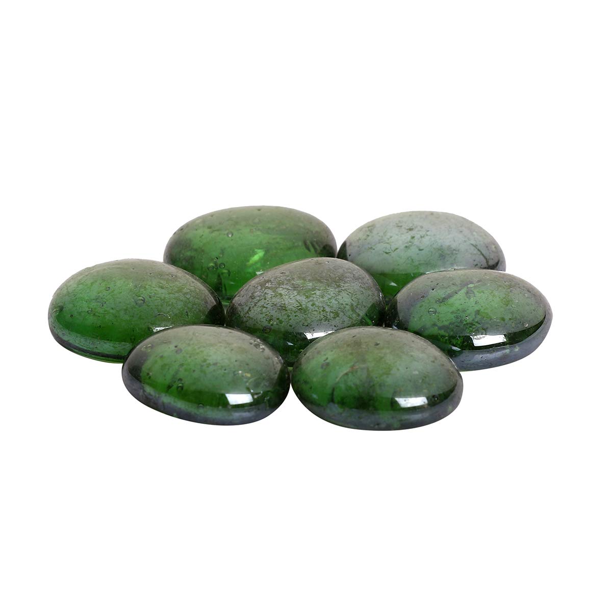 Color Stone Green Glass Decorative Pebbles Stones for Outdoor/Garden/Aquarium/Plant Pots & Vase Fillers -1 Kg-picture-36