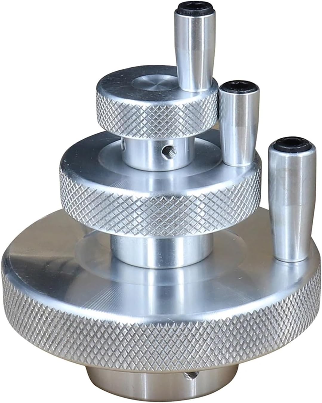 1Pcs Aluminum Alloy Handwheel for Lathe/Miller knobs Rocker Handle Handwheel(12mm,with Handle_60MM)