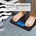 Digital Body Weight Scale, VICOODA Bathroom Scale with Backlit LCD Display, Measures Body Weight/Fat/Water/Muscle Mass/Bone Mass/BMI/Calorie,400 Pounds, 6mm Tempered Glass, Black (Black)