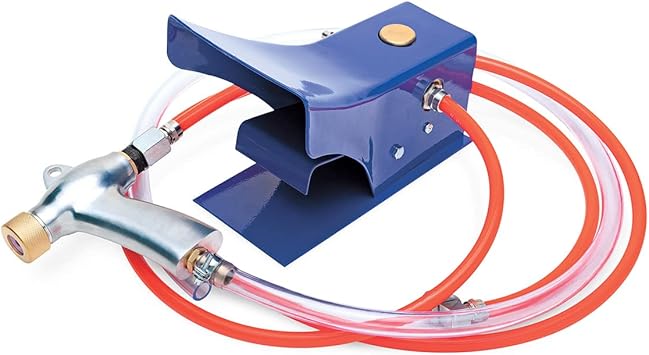 Eastwood Blast Cabinet Foot Pedal Operating System and Gun | Precise Control Sandblaster Gun and Pedal Kit | Works with Virtually Any Abrasive Blast Cabinet | Volume Blast Media Gun Kit