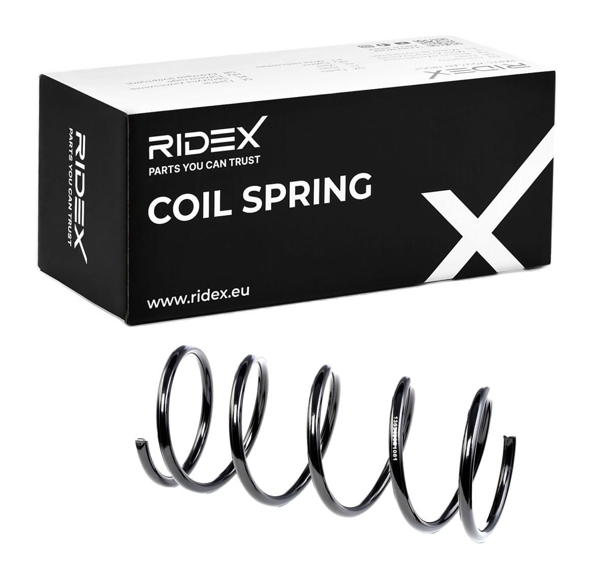 RIDEX 188C0479 2x Muelle de suspensión Eje delantero