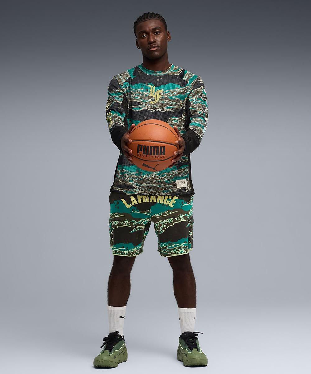 PUMA | Lafrance Supply Men's Long Sleeve Printed Basketball Jersey 1