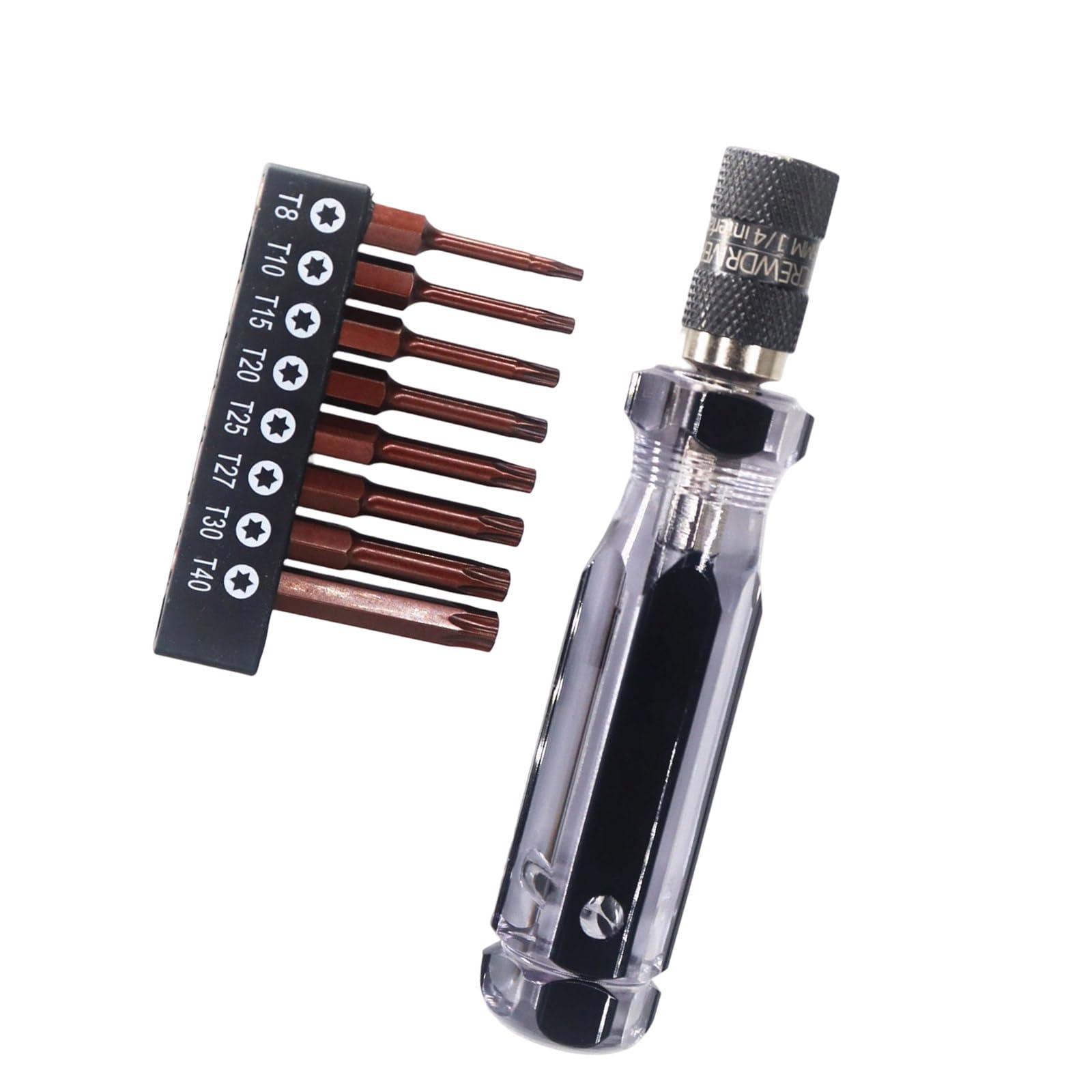 Netbiio Hexagonal Plum Blossom End Driver Bit Hex Shank Ergonomic Driver Handle Accessory Grip For Electric Drills, Hex Shank Handle For Precision Work