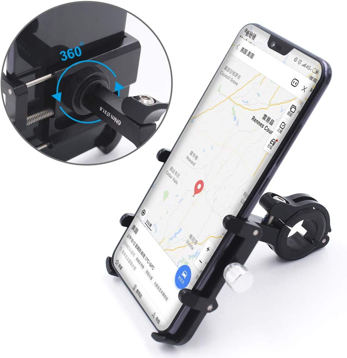 自転車用携帯電話マウント オートバイ用携帯電話マウント バイク電話ホルダー Amazon.co.jp: YIUJEFDA オートバイ携帯電話マウント 2024年