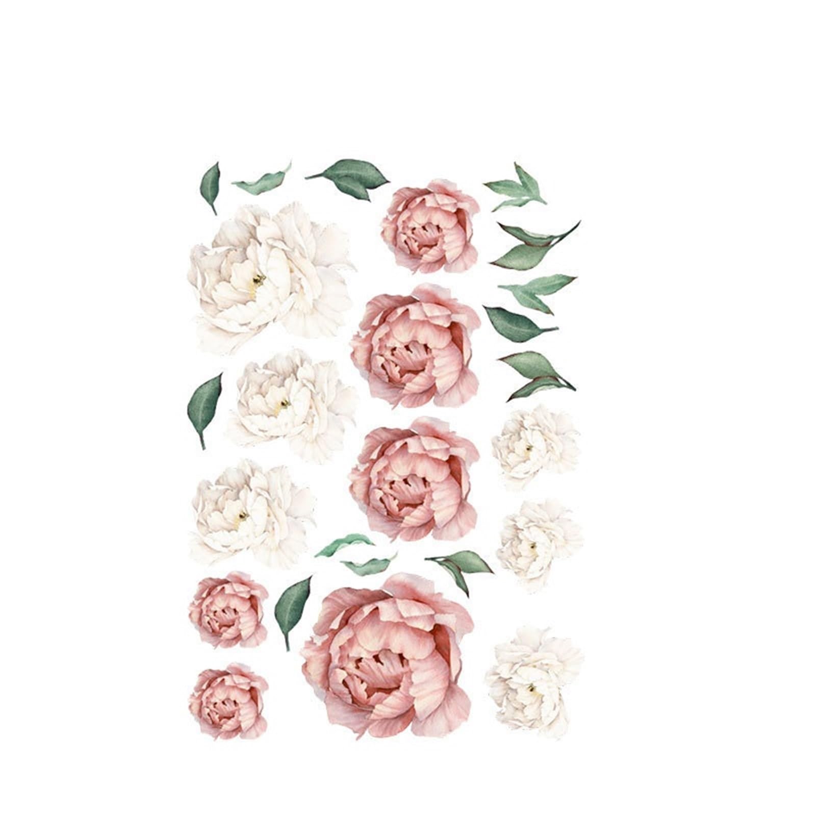 Flower Wall Stickers Flowers Rose Wall Stickers for Bedroom